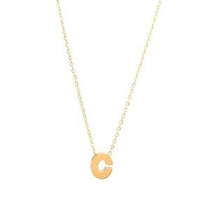 14K GOLD C INITIAL NECKLACE